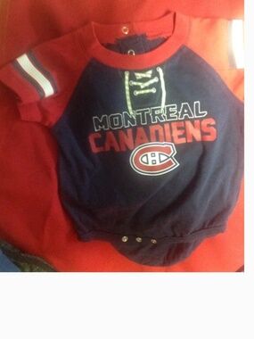 NHL Montreal Canadiens baby onesie